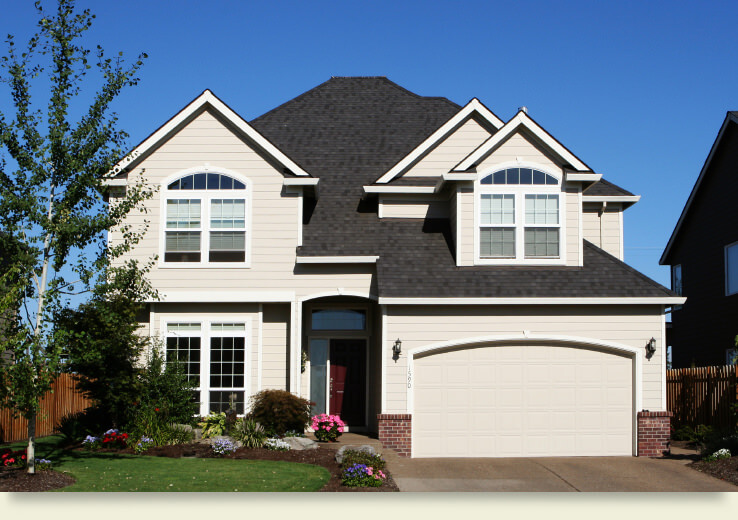 House with landscape